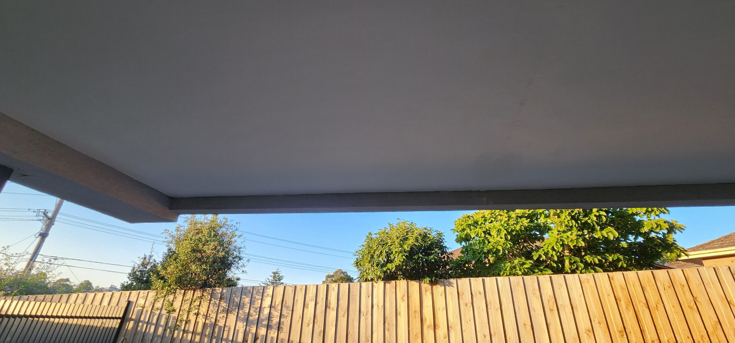 Repair Water Damaged External Ceiling