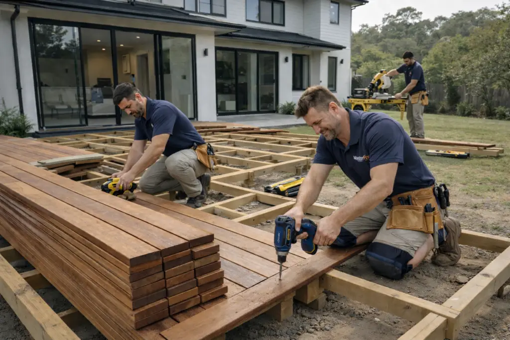 Masterfix decking team